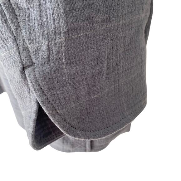 Madewell NWTs Larsen Relaxed Blue Blazer Linen Cotton size XL Boyfriend - Picture 7 of 11